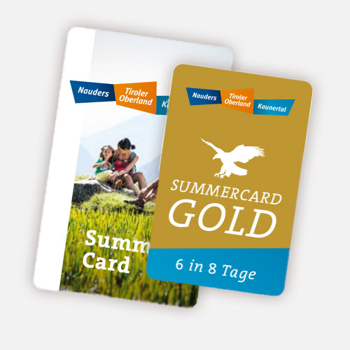 Summercard Pfunds, Nauders & mehr